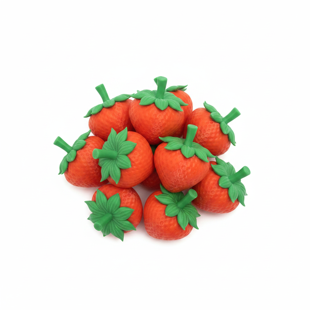 3D Printed Toy Strawberries