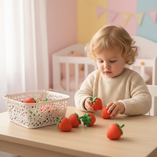 3D Printed Toy Strawberries