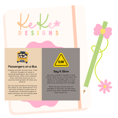 Anxiety Coping Cards for Teens