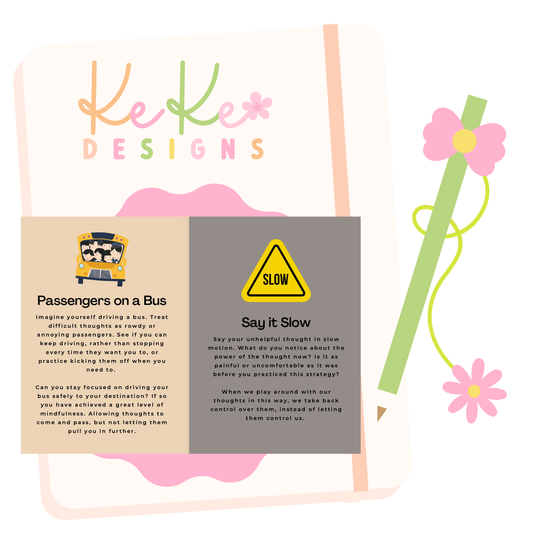 Anxiety Coping Cards for Teens