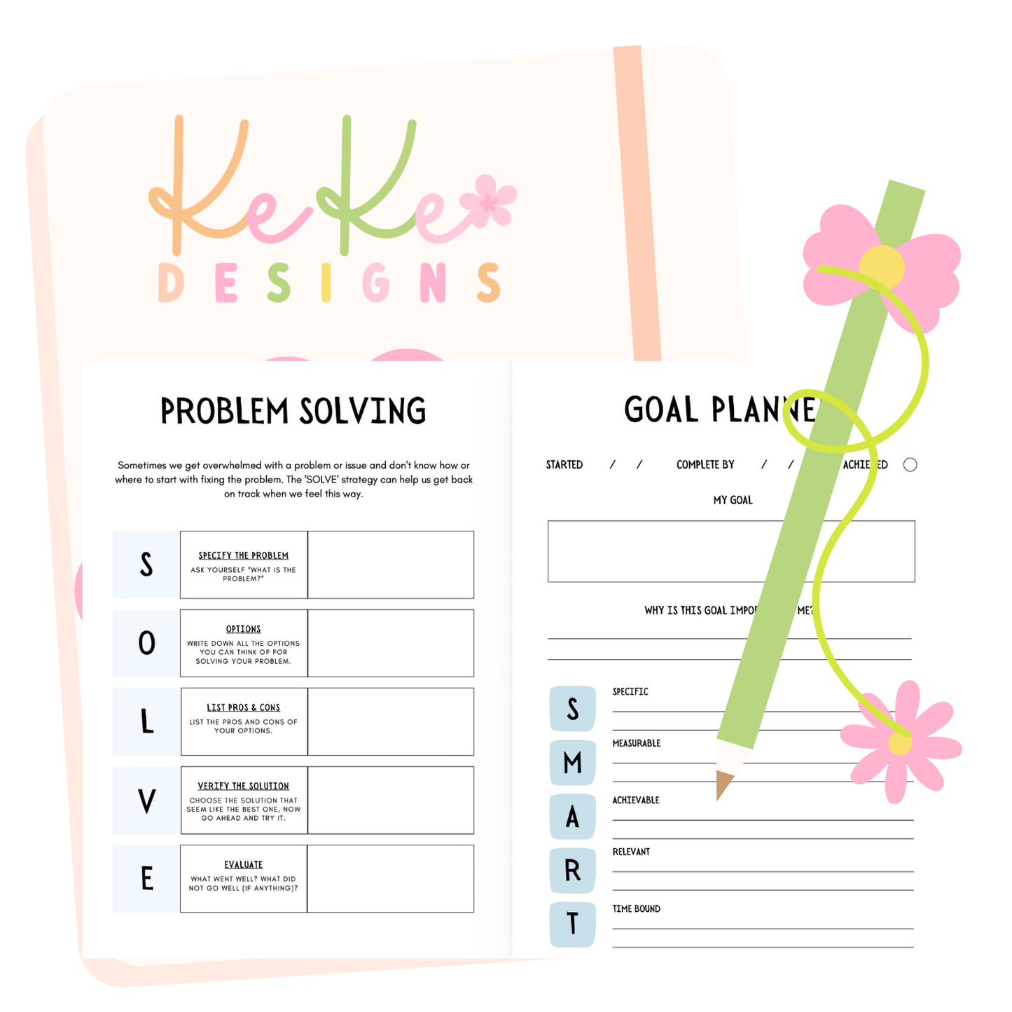 Kids SMART Goal Worksheets