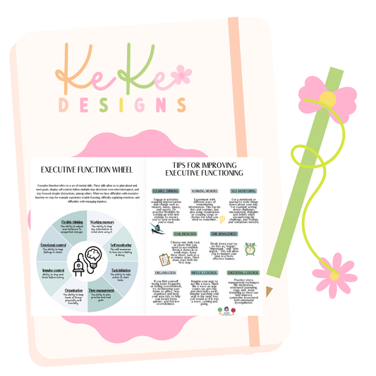 Executive Dysfunction; ADHD Bundle for Kids — Digital Download (Printable PDF)