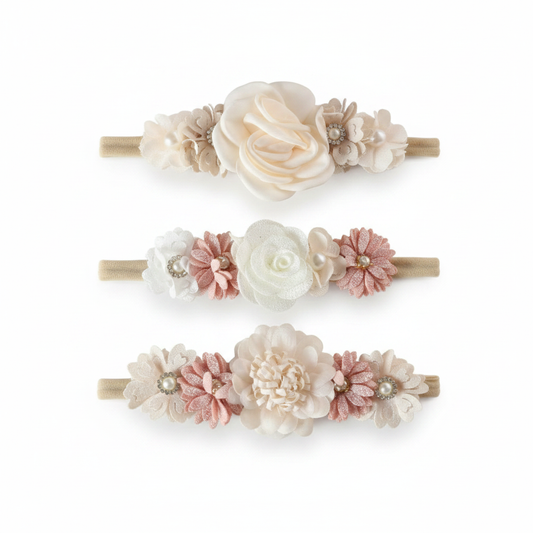 Baby Floral Headband Set (3-Pack)
