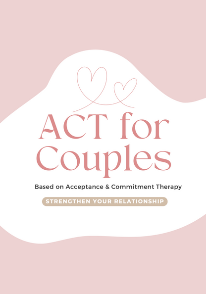 ACT for couples Worksheet Bundle