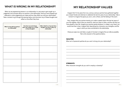 Relationship Workbook for Couples