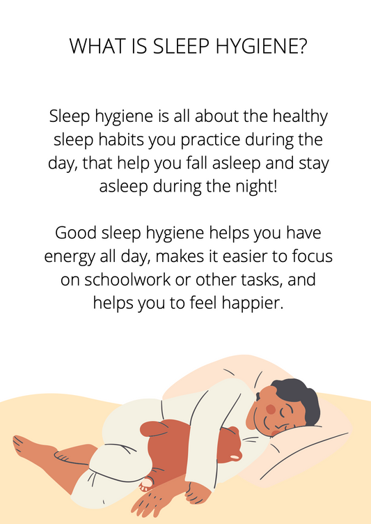Sleep Hygiene & Bedtime Routine Worksheet Pack