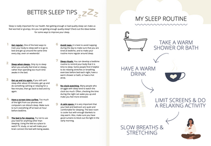 Sleep Hygiene & Bedtime Routine Worksheet Pack