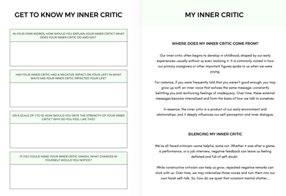 Inner Critic Therapy Sheets