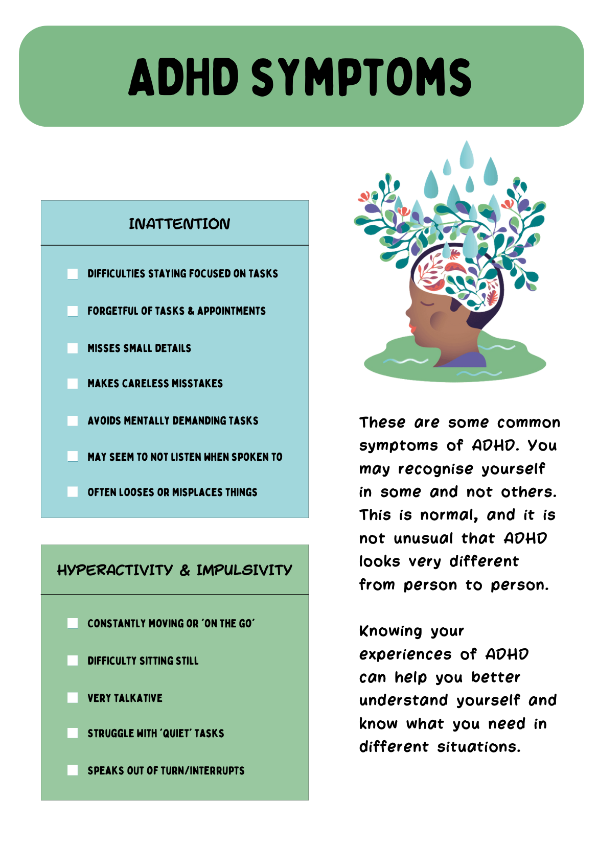 ADHD Bundle for Kids (Printable Therapy Pack)
