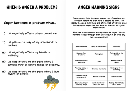 Anger CBT Bundle for Kids