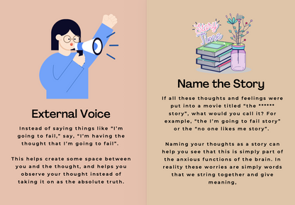 Anxiety Coping Cards for Teens