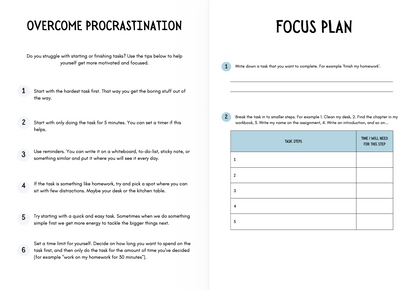 Kids SMART Goal Worksheets