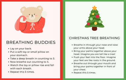 Christmas Mindful Breathing Cards for Kids