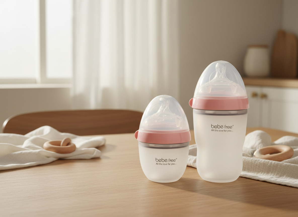 Bebe Free Bottle – Soft Squeeze Silicone