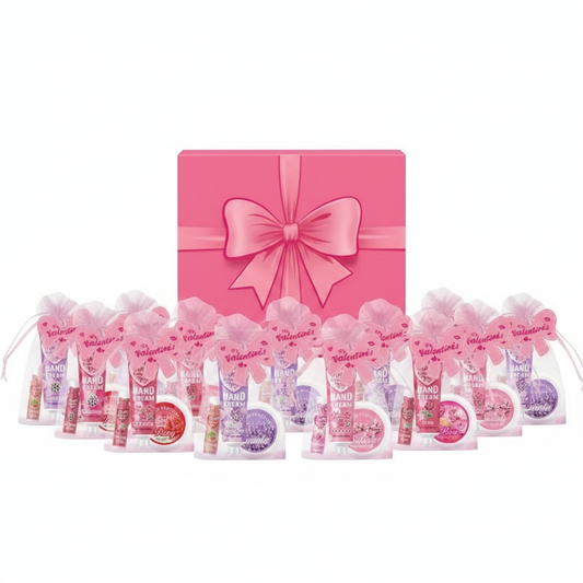 Valentine Mini Self-Care Gift Bag (Hand Cream + Lip Balm + Solid Perfume)