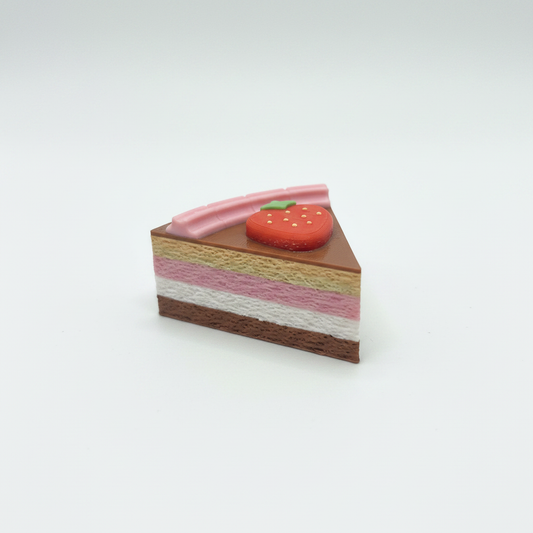 Cheesecake Slice — White Background