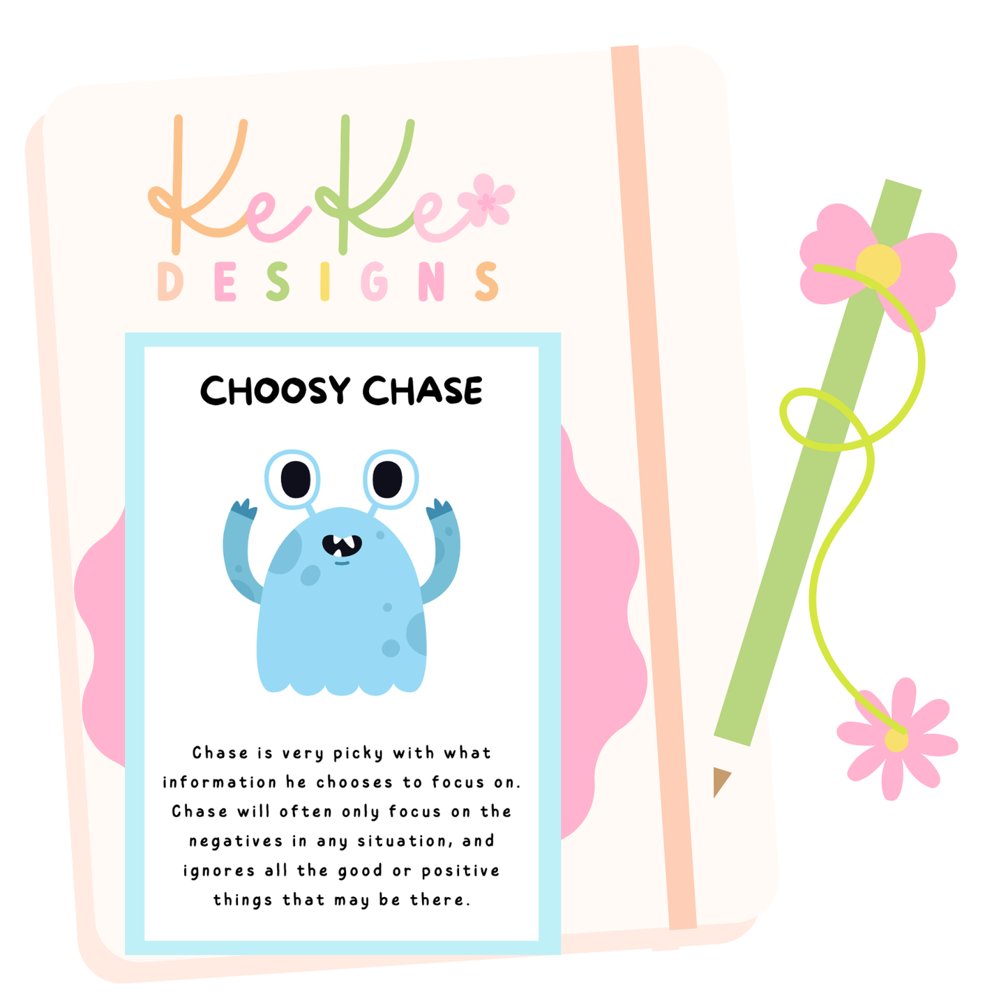 Cognitive Distortion &amp; Disputation Cards (Kids) — Digital Download (A4 Singles)