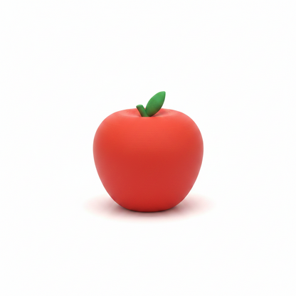 3D Printed Play Apple — PLA Play Kitchen Toy